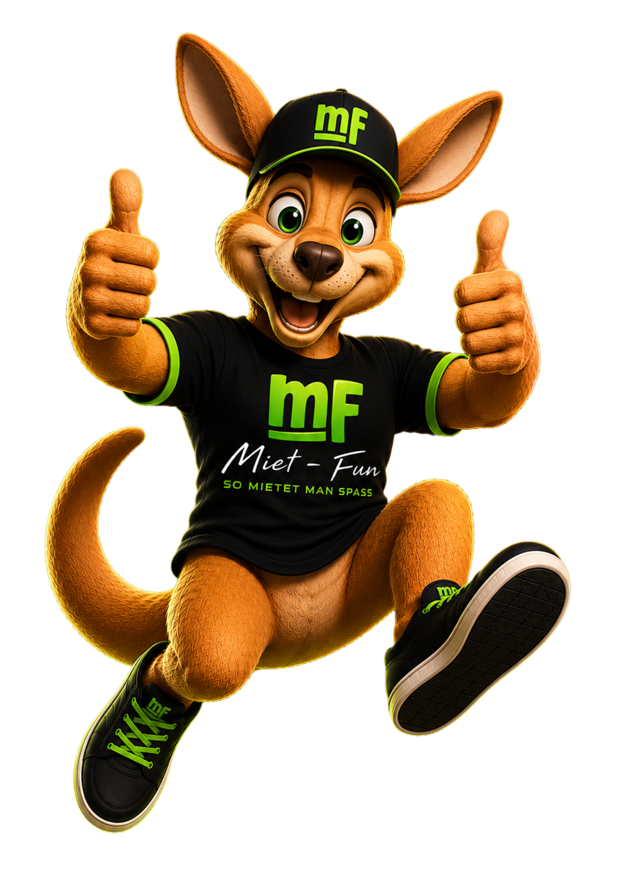 Miet-Fun Känguru Maskottchen