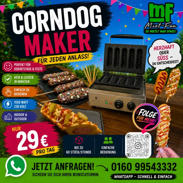 CornDog-Maker in Bayreuth mieten
